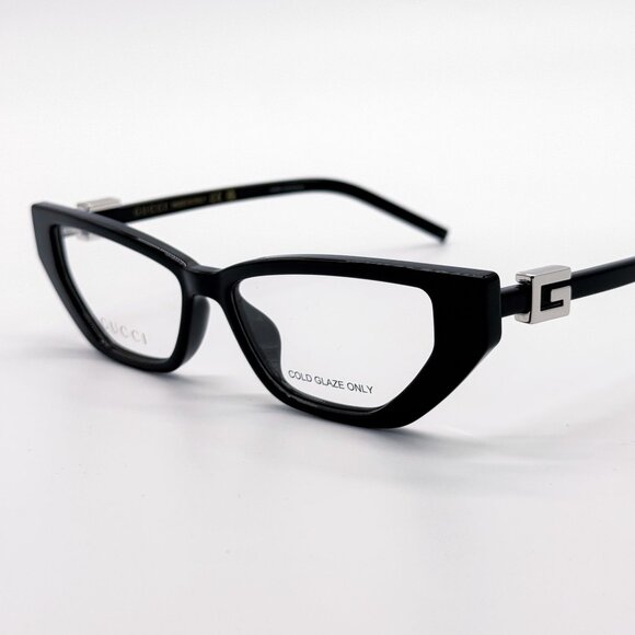 NEW GUCCI GG1683O 001 EYEGLASSES WOMEN BLACK EYEWEAR - Picture 7 of 10